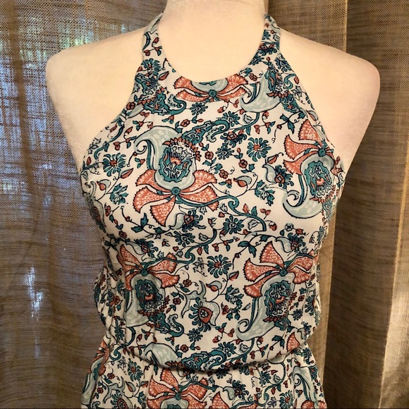 Kendall & Kylie Patterned Halter Romper - Picture 2 of 4